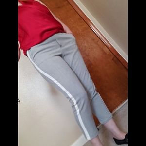 ZARA Trafaluc Collection Cropped Gray Pants Size M